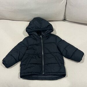 Cozy Black Hooded Puffer Jacket